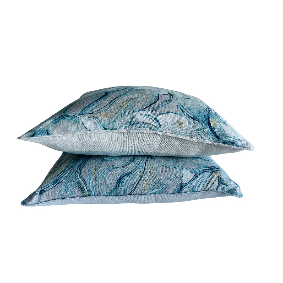 Blue Rosewater cushions view 3