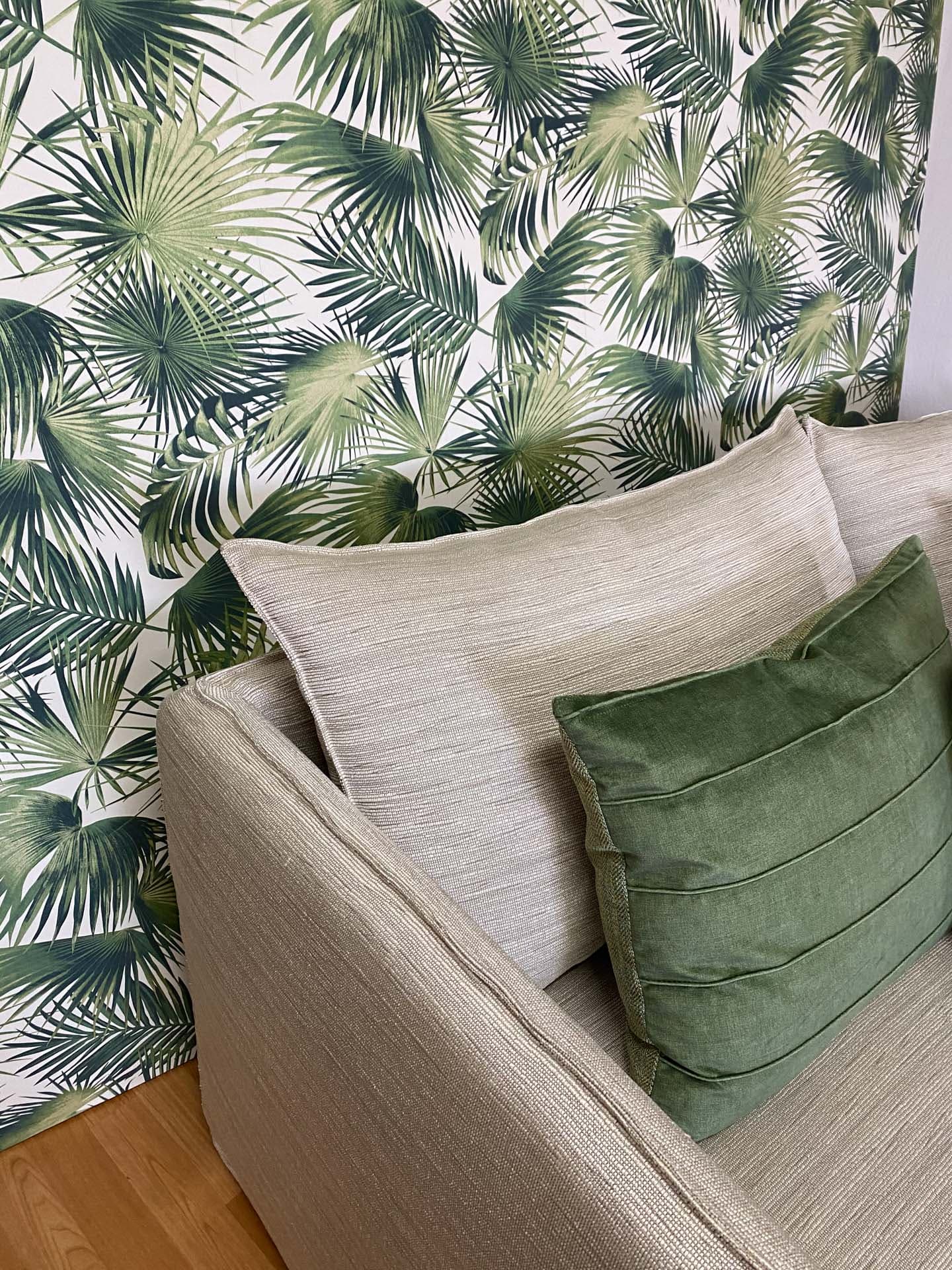 Green Velvet cushion