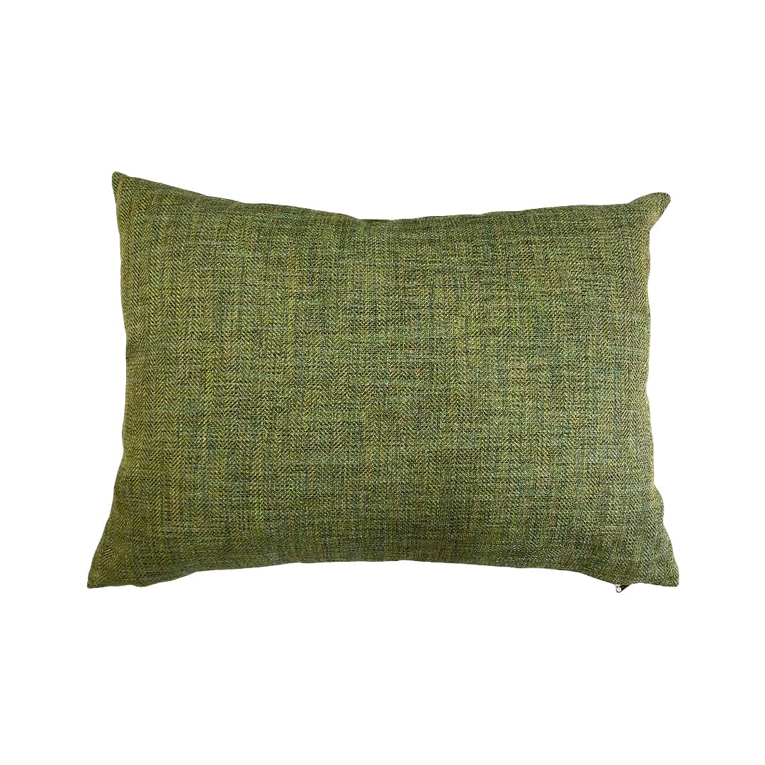 Green Velvet cushion view 2
