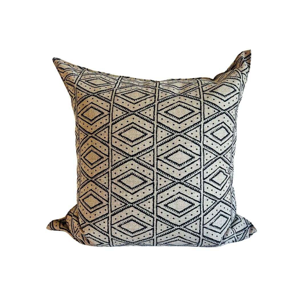 Tribal print cushion